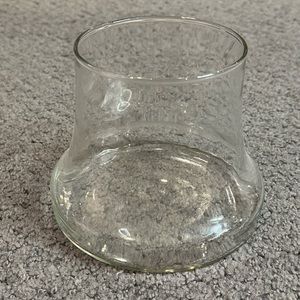 Clear Glass Vase Candy Jar 4” x 4.75”